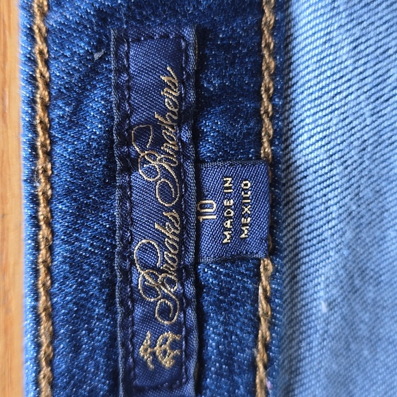 NWOT, Brooks Brothers, Straight Leg Dark Wash Jeans, Women's 10 - Picture 5 of 15